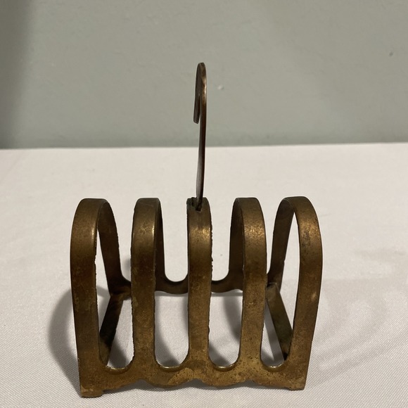 Vintage Brass Duck Mail Letter Holder Desk File Organizer Arch Design - Picture 4 of 8